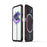 For Nothing Phone (2a) Metal Frame Bumper Case Minimalist Phone Cover with Camera Lens Guard - Black / Red - 1