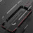 For Nothing Phone (2a) Metal Frame Bumper Case Minimalist Phone Cover with Camera Lens Guard - Black / Red - 3