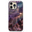 For iPhone 15 Pro Cell Phone Cases IMD Feather Pattern Anti-Scratch PC+TPU Phone Back Cover - Style A - 1