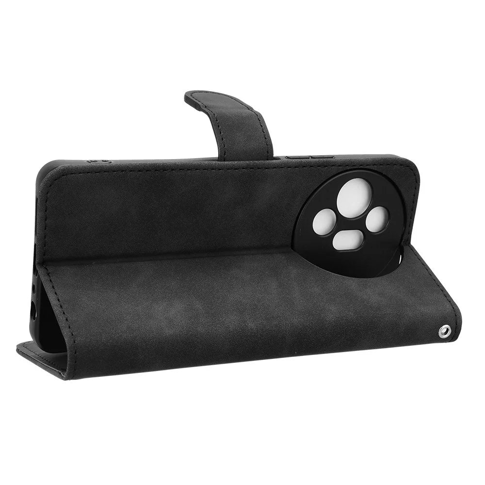For TCL 50 XL 5G Case 2 Card Slots Wallet PU Leather Magnetic Absorption Phone Cover - Black - 3