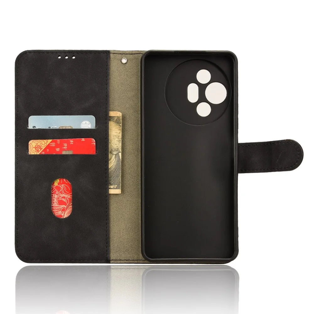 For TCL 50 XL 5G Case 2 Card Slots Wallet PU Leather Magnetic Absorption Phone Cover - Black - 4