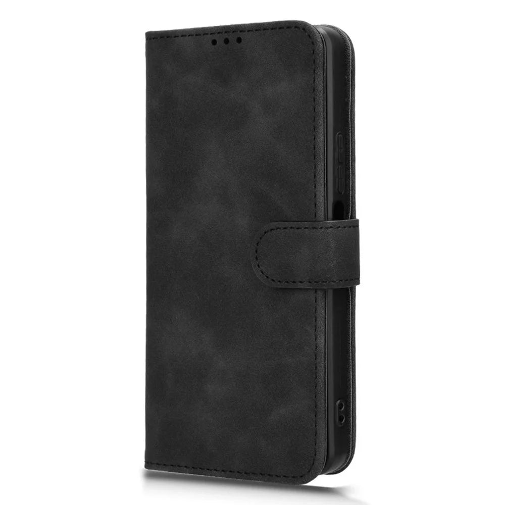 For TCL 50 XL 5G Case 2 Card Slots Wallet PU Leather Magnetic Absorption Phone Cover - Black - 6