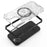 For iPhone 15 Case Honeycomb Design Magnetic TPU+PC Phone Cover - Red - 2