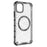 For iPhone 11 Case Compatible with MagSafe Honeycomb Design TPU+PC Phone Cover - Transparent - 3