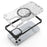 For iPhone 12 / 12 Pro Magnetic Case Honeycomb Anti-Drop TPU+PC Phone Cover - Green - 2