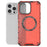 For iPhone 14 Pro Max Case Honeycomb TPU+PC Phone Cover Compatible with MagSafe - Red - 4