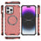 For iPhone 14 Pro Max Case Honeycomb TPU+PC Phone Cover Compatible with MagSafe - Red - 5