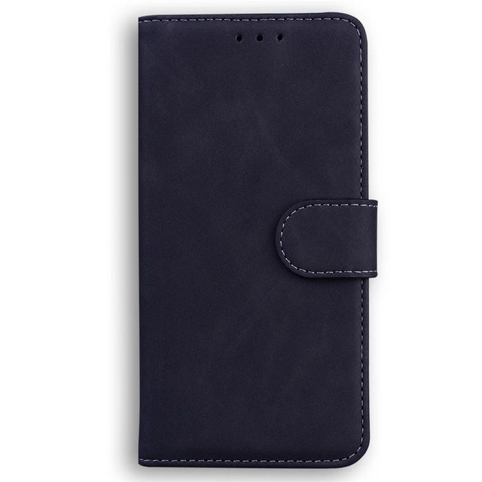 For iPhone 17e / 16e Case Anti-Drop Solid Color Leather Phone Cover Mobile Accessories   - Black - 6
