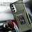 For Samsung Galaxy A05s 4G Kickstand Case TPU+PC Phone Cover with Slide Lens Lid - Green - 5