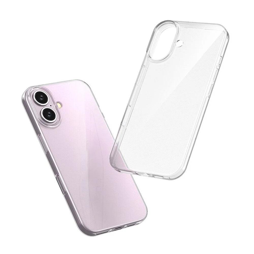 For iPhone 16 Clear Case Anti-Scratch Shockproof TPU Phone Cover - 4