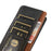 KHAZNEH For iPhone 16 Pro Max Wallet Case RFID Blocking Genuine Cow Leather Phone Cover - Black - 5