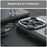 For iPhone 13 Pro Max Case TPU+PC Phone Cover Compatible with Magsafe Carbon Fiber - Black - 6