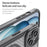 For iPhone 15 Case Compatible with MagSafe Carbon Fiber Texture TPU+PC Phone Cover - Black - 3