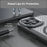For iPhone 15 Case Compatible with MagSafe Carbon Fiber Texture TPU+PC Phone Cover - Black - 6