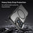 For iPhone 14 Pro Max Magnetic Case TPU+PC Translucent Carbon Fiber Texture Phone Cover - Black - 7
