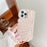 For iPhone 13 Pro Case Seashell Shape Glossy TPU Phone Cover with Bracelet Chain - Pink - 5