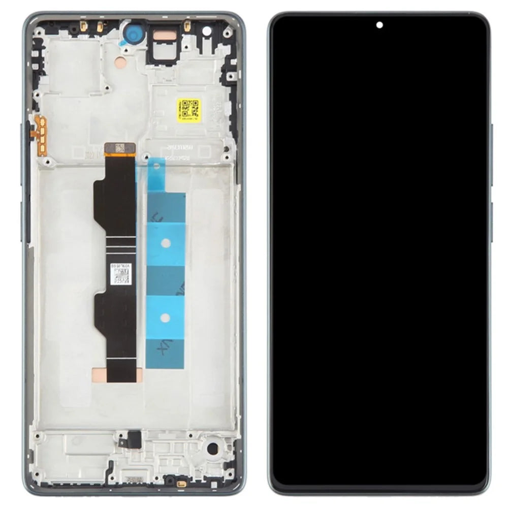 For Xiaomi Redmi Note 13 Pro 4G / Poco M6 Pro 4G OEM Grade S AMOLED Screen and Digitizer Assembly + Frame (Without Logo) - Green - 1