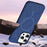 For iPhone 12 Pro Max Matte Case Colorful Spots Hard PC Phone Cover Compatible with MagSafe - White - 7