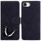 For iPhone 17e / 16e Case Butterfly Pattern Wallet Stand Leather Phone Cover - Black - 1