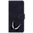 For iPhone 17e / 16e Case Butterfly Pattern Wallet Stand Leather Phone Cover - Black - 7
