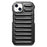 Capsule Series for iPhone 14 Case Internal Groove Design TPU Phone Cover - Black - 1