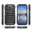 Capsule Series for iPhone 13 Pro 6.1 inch Case Ribbed TPU Shockproof Phone Back Cover - Black - 7
