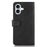 For iPhone 16 Case Cowhide Texture Leather Wallet Phone Cover with Magnetic Clasp - Black - 7