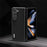 ABEEL For Samsung Galaxy Z Fold6 5G Case Litchi Texture Cowhide Leather+PC Phone Cover - Black - 4