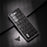 ABEEL For Samsung Galaxy Z Fold6 5G Case Crocodile Texture Genuine Cow Leather+PC Phone Cover - Black - 2