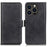 For iPhone 16 Pro Case Magnetic Clasp Leather Wallet Flip Phone Cover - Black - 1