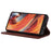 For iPhone 16 Pro Max Case Split Leather Magnetic Auto Closing Wallet Phone Cover - Brown - 3