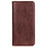 For iPhone 16 Pro Max Case Split Leather Magnetic Auto Closing Wallet Phone Cover - Brown - 6