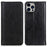 For iPhone 16 Pro Cases Split Leather Wallet Flip Phone Cover Mobile Spares   - Black - 1