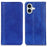 For iPhone 16 Wallet Cases Split Leather Flip Phone Cover Mobile Accessories   - Blue - 1