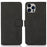 KHAZNEH For iPhone 16 Pro Max Magnetic Case Texture Leather Soft Touch Mobile Phone Cover - Brown - 1