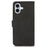 KHAZNEH For iPhone 16 Case Texture PU Leather Folding Stand Phone Cover - Black - 7