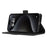 ABEEL For iPhone 16 Leather Case RFID Blocking Card Slots Wallet Phone Cover - Black - 3