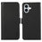 ABEEL For iPhone 16 Plus Case Leather Phone Cover with RFID Blocking Wallet - Black - 1