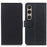 For Sony Xperia 1 VI Case Viewing Stand Leather Wallet Anti-Shock Phone Cover - Black - 1