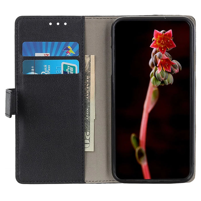 For Sony Xperia 1 VI Case Viewing Stand Leather Wallet Anti-Shock Phone Cover - Black - 2