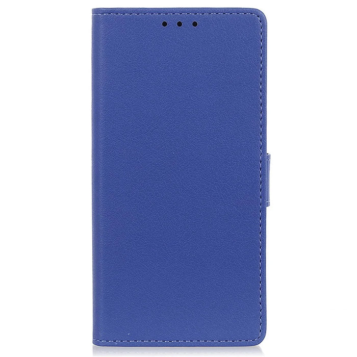 For iPhone 16 Pro Max Case Wallet Leather+TPU Protective Phone Cover - Blue - 6