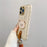 For iPhone 15 Pro Case Cute Bear Down Jacket Design Leather+TPU Phone Cover with Wrist Strap - White - 3