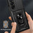 For Samsung Galaxy Z Fold6 5G Case PC+TPU Phone Protective Cover with Lens Protector Kickstand Phone Shell - Black - 7