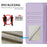 For Samsung Galaxy A55 5G Case with Strap RFID Blocking Leather Wallet Phone Cover Cat Mouse Pattern - Purple - 4