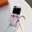 For Samsung Galaxy Z Flip5 5G Phone Case PC+PU Leather Phone Shell with White Shoulder Strap - Purple - 3
