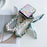 For Samsung Galaxy Z Flip5 5G   Case PU Leather+PC Phone Shell with Silk Scarf Chain Lacquered Pattern Design - Big Flower - 7