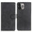 For iPhone 16 Pro Max Case Cowhide Texture Leather Flip Wallet Phone Cover - Black - 1