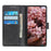 For iPhone 16 Plus Case Card Slots Wallet Cowhide Texture Leather Flip Phone Cover - Black - 3