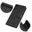 For iPhone 16 Plus Case Card Slots Wallet Cowhide Texture Leather Flip Phone Cover - Black - 4