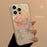 For iPhone 15 Pro Case Soft TPU 3D Rose Flower Shiny Phone Cover - 2